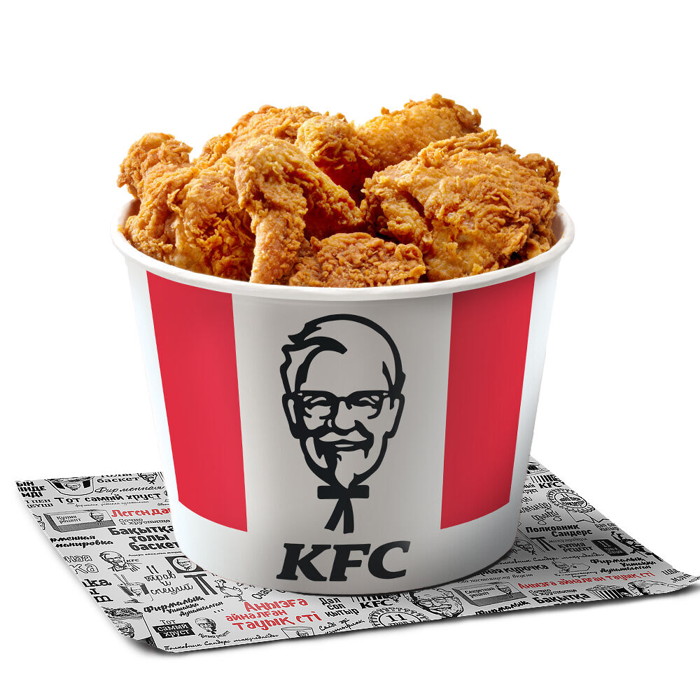 KFC. БАСКЕТ 9 КРЫЛЫШЕК И 6 НОЖЕК